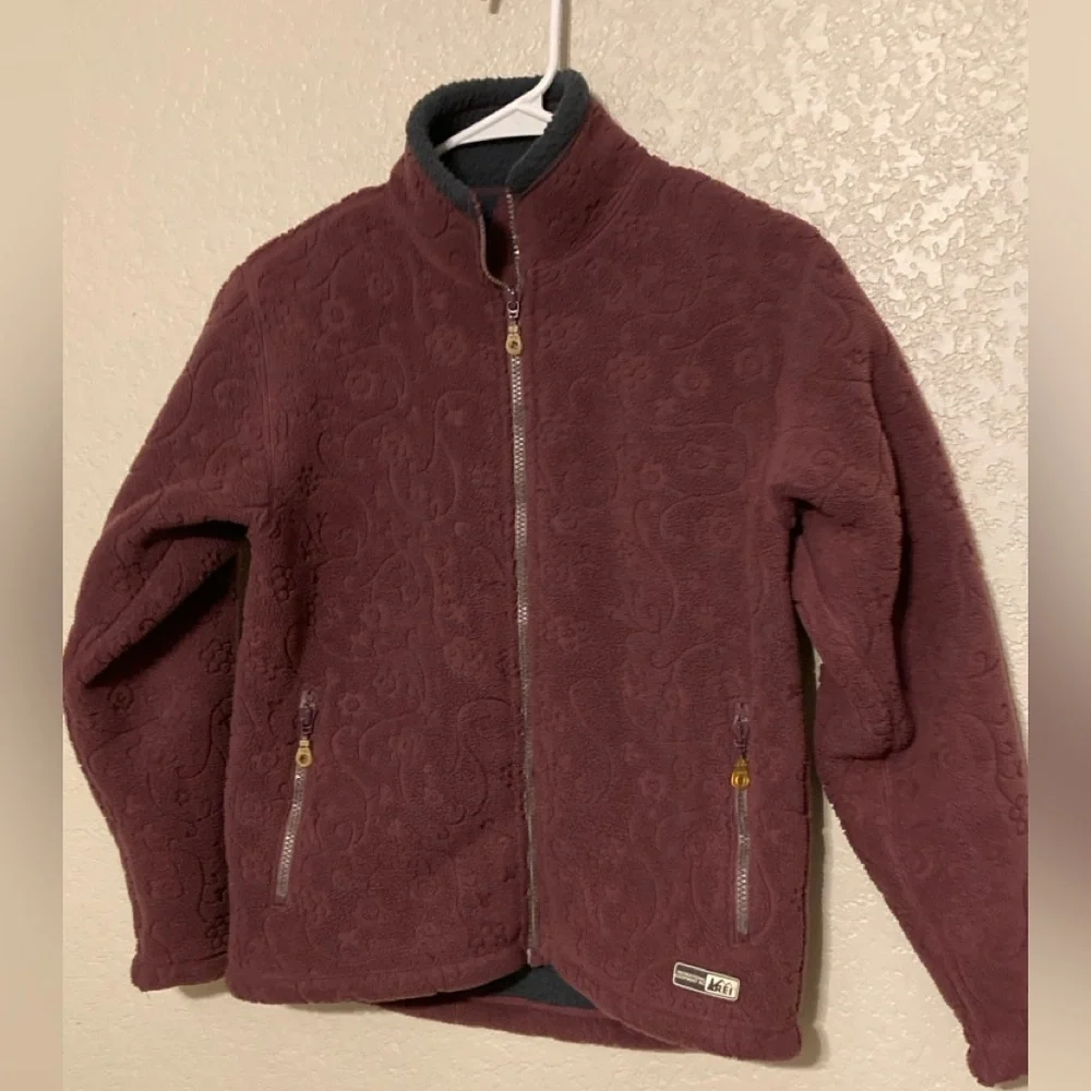 REI Co-op Girls Fleece Zip Jacket – Size 12–14